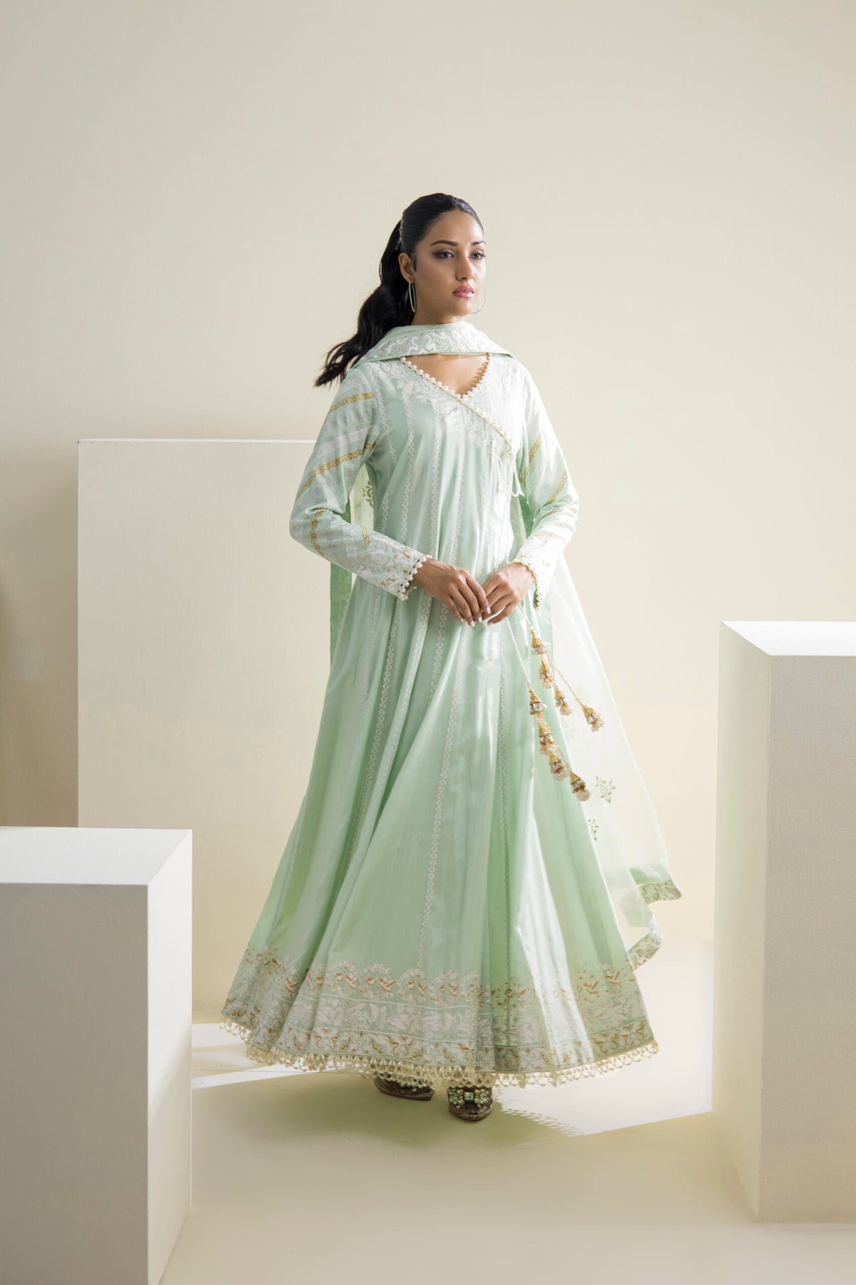 Farhat Jahan | Luxury Pret | Aabroo by Farhat Jahan - Designer Dress - Type: Ladies Clothes - Available at Libayah - 100% Original