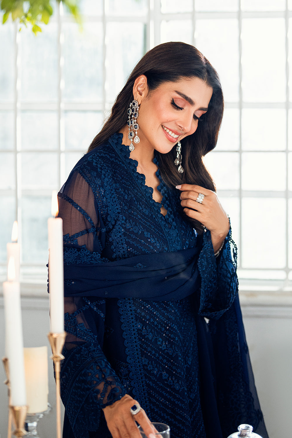 Azure | Luxe Formals | Imperial Midnight by Azure - Designer Dress  - Type : Ladies Clothes - Available at Libayah - 100% Original 