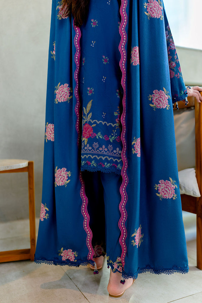 Cross Stitch | Cotton Satin 25 | INK BLOOM by Cross Stitch - Designer Dress  - Type : Ladies Clothes - Available at Libayah - 100% Original 