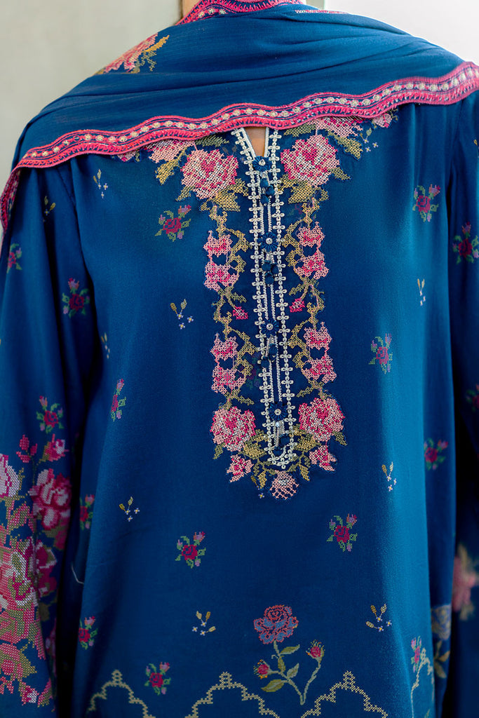 Cross Stitch | Cotton Satin 25 | INK BLOOM by Cross Stitch - Designer Dress  - Type : Ladies Clothes - Available at Libayah - 100% Original 