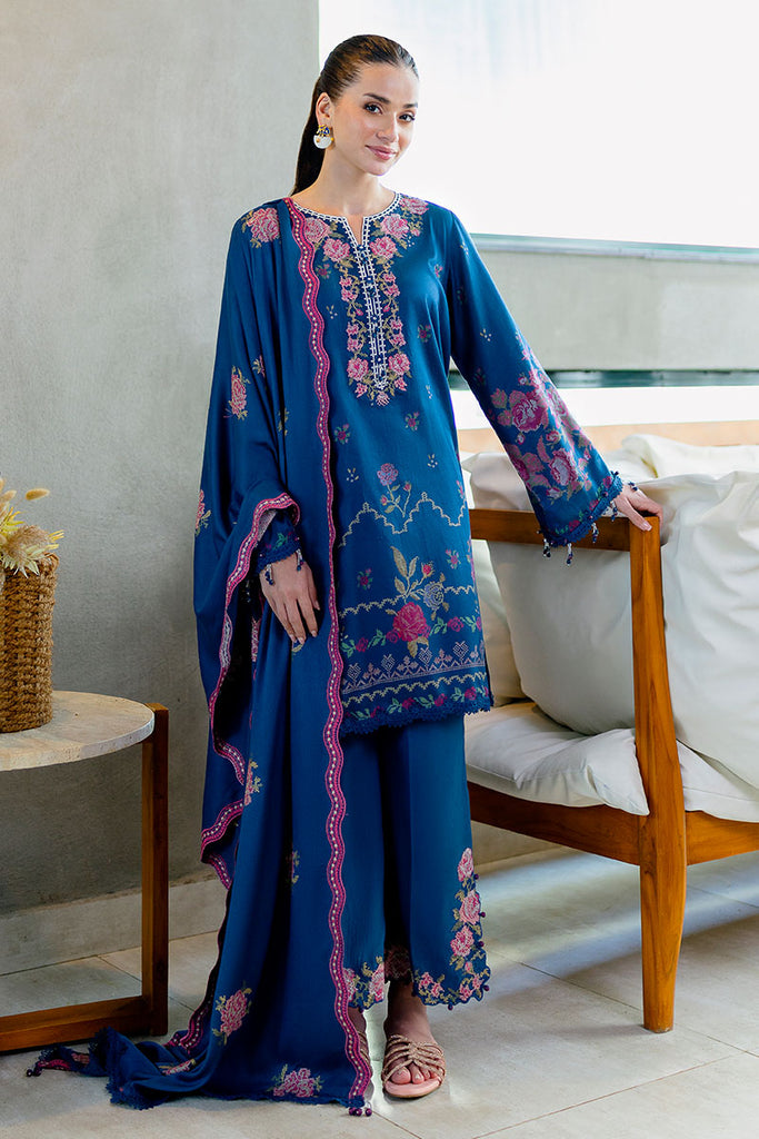 Cross Stitch | Cotton Satin 25 | INK BLOOM by Cross Stitch - Designer Dress  - Type : Ladies Clothes - Available at Libayah - 100% Original 