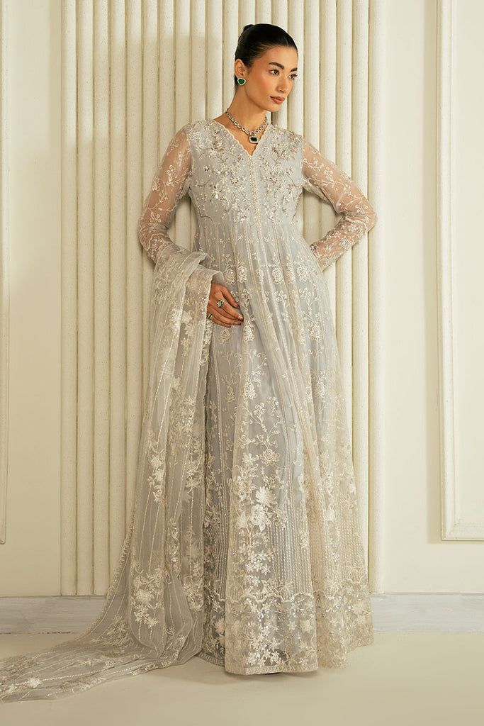 Cross Stitch | Wedding Collection 25 | WHISPERING BLUE by Cross Stitch - Designer Dress - Type: Ladies Clothes - Available at Libayah - 100% Original