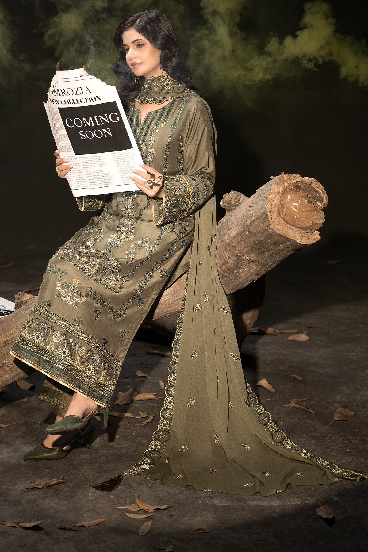 Imrozia Premium | Gulzar e Dil | I.P-105 Dilfareb by Imrozia Premium - Designer Dress - Type: Ladies Clothes - Available at Libayah - 100% Original