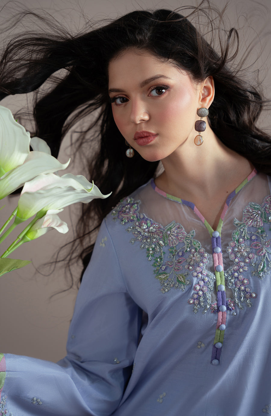 Fabiha Fatima | Elvin Pret Wear | IRIS by Fabiha Fatima - Designer Dress  - Type : Ladies Clothes - Available at Libayah - 100% Original 
