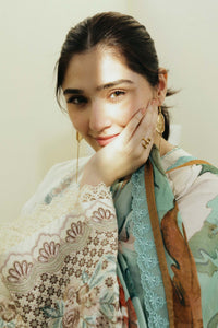 Zara Shahjahan | Coco Lawn Eid Edit 24 | IVORY-D10 by Zara Shahjahan - Designer Dress - Type: Ladies Clothes - Available at Libayah - 100% Original