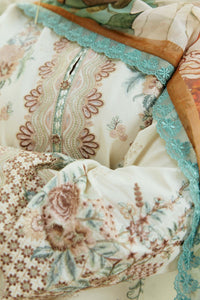 Zara Shahjahan | Coco Lawn Eid Edit 24 | IVORY-D10 by Zara Shahjahan - Designer Dress - Type: Ladies Clothes - Available at Libayah - 100% Original