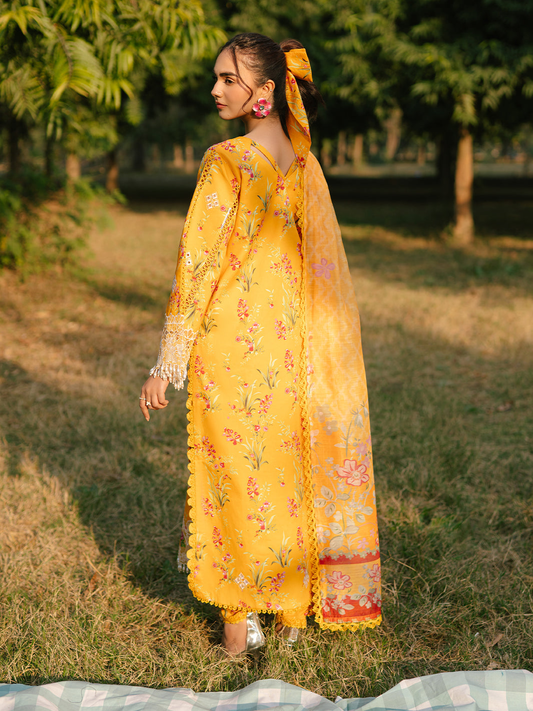 Parishay | Ivy Bloom Luxury Lawn | IVY-01 by Parishay - Designer Dress - Type: Ladies Clothes - Available at Libayah - 100% Original