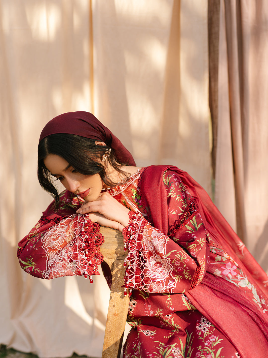 Parishay | Ivy Bloom Luxury Lawn | IVY-02 by Parishay - Designer Dress - Type: Ladies Clothes - Available at Libayah - 100% Original