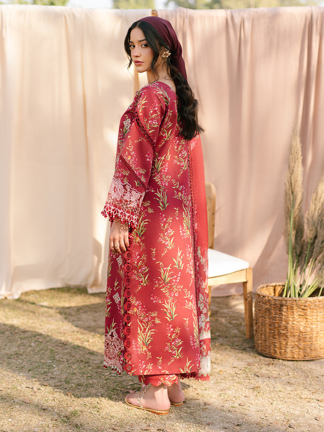 Parishay | Ivy Bloom Luxury Lawn | IVY-02 by Parishay - Designer Dress - Type: Ladies Clothes - Available at Libayah - 100% Original