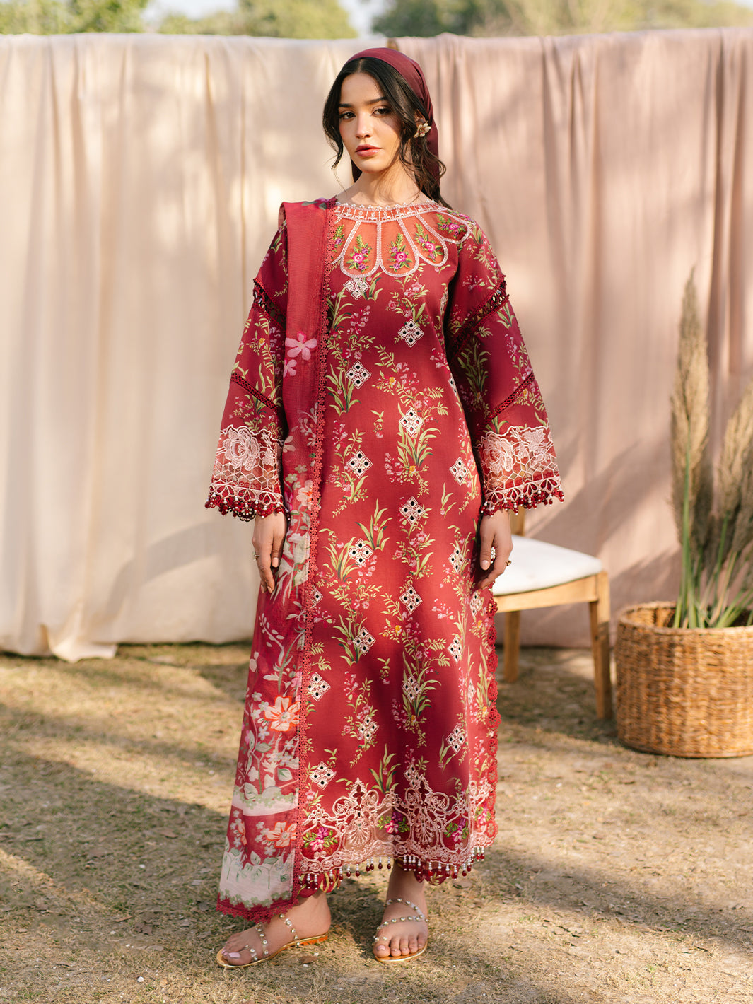 Parishay | Ivy Bloom Luxury Lawn | IVY-02 by Parishay - Designer Dress - Type: Ladies Clothes - Available at Libayah - 100% Original