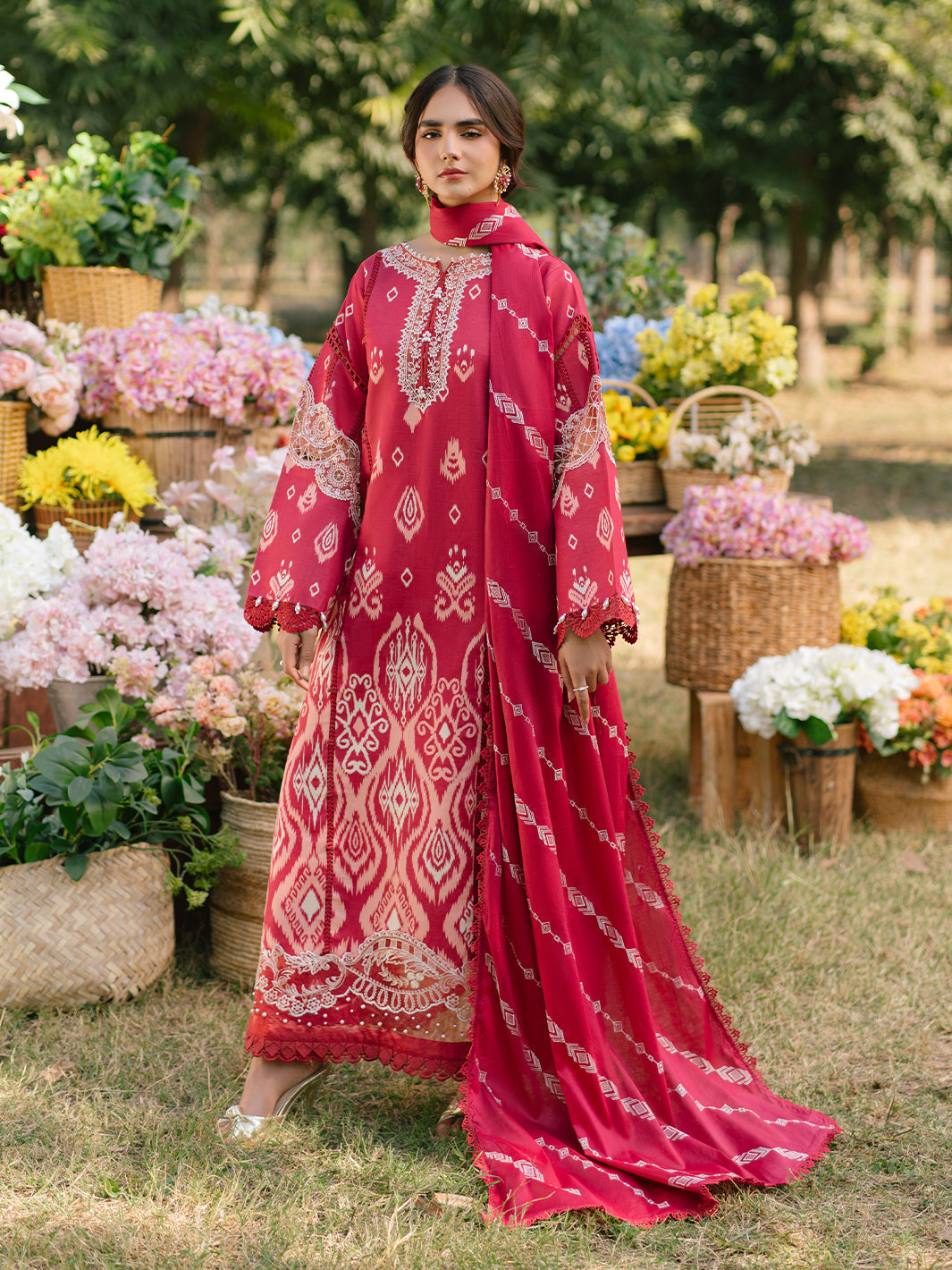 Parishay | Ivy Bloom Luxury Lawn | IVY-04 by Parishay - Designer Dress - Type: Ladies Clothes - Available at Libayah - 100% Original