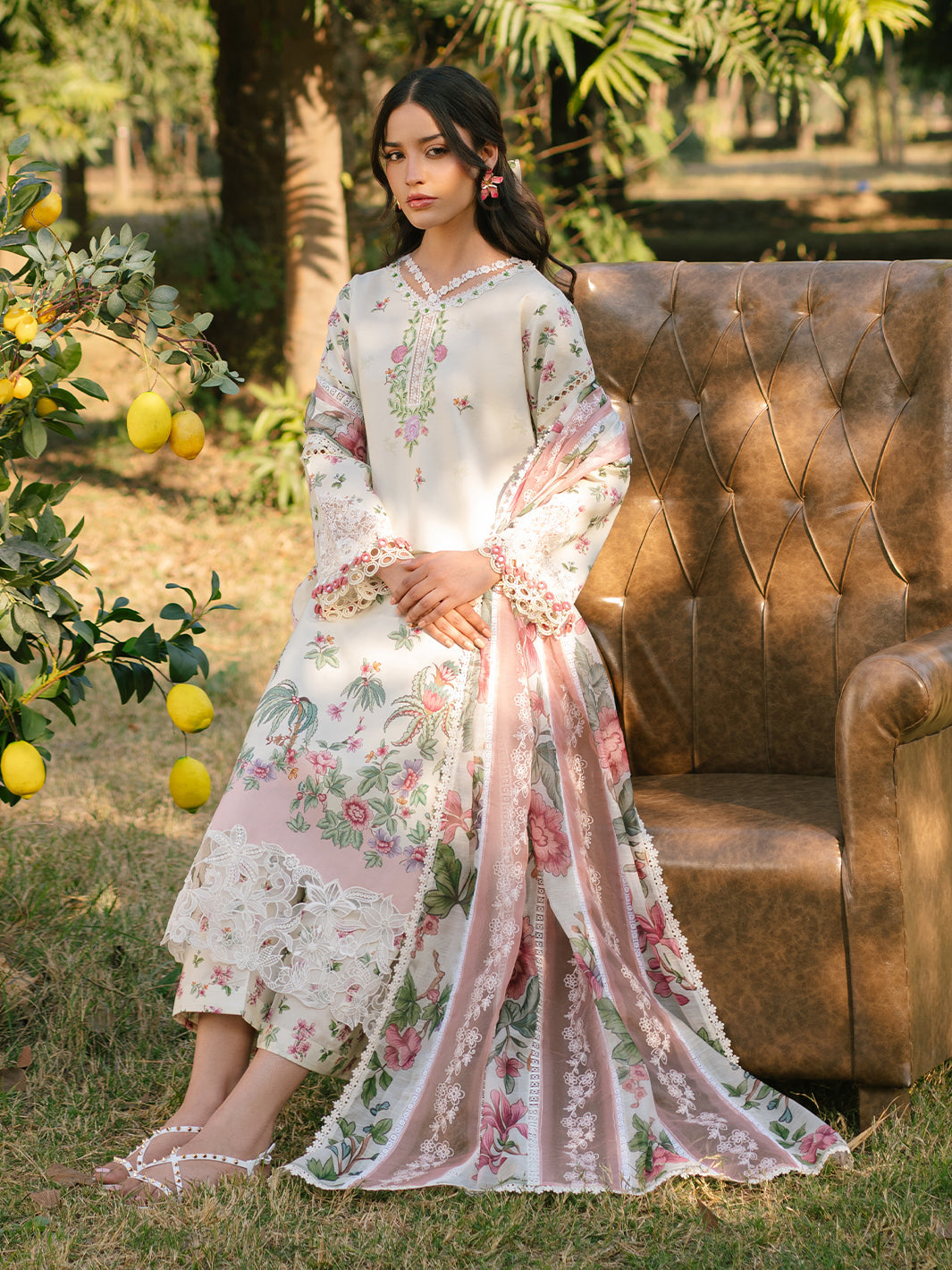 Parishay | Ivy Bloom Luxury Lawn | IVY-05 by Parishay - Designer Dress - Type: Ladies Clothes - Available at Libayah - 100% Original