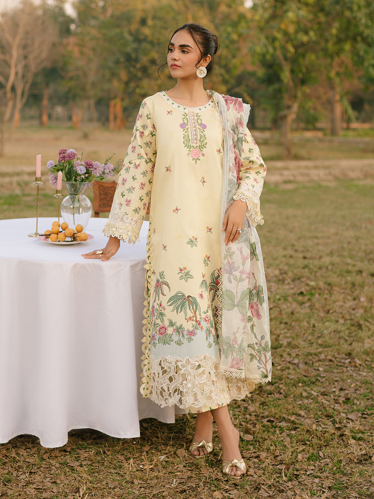 Parishay | Ivy Bloom Luxury Lawn | IVY-06 by Parishay - Designer Dress - Type: Ladies Clothes - Available at Libayah - 100% Original