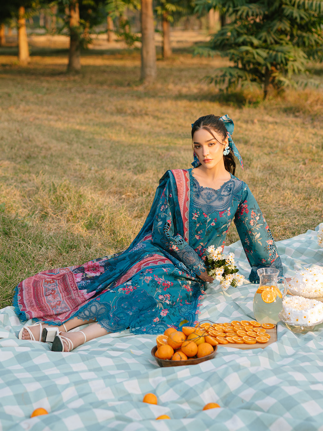 Parishay | Ivy Bloom Luxury Lawn | IVY-07 by Parishay - Designer Dress - Type: Ladies Clothes - Available at Libayah - 100% Original