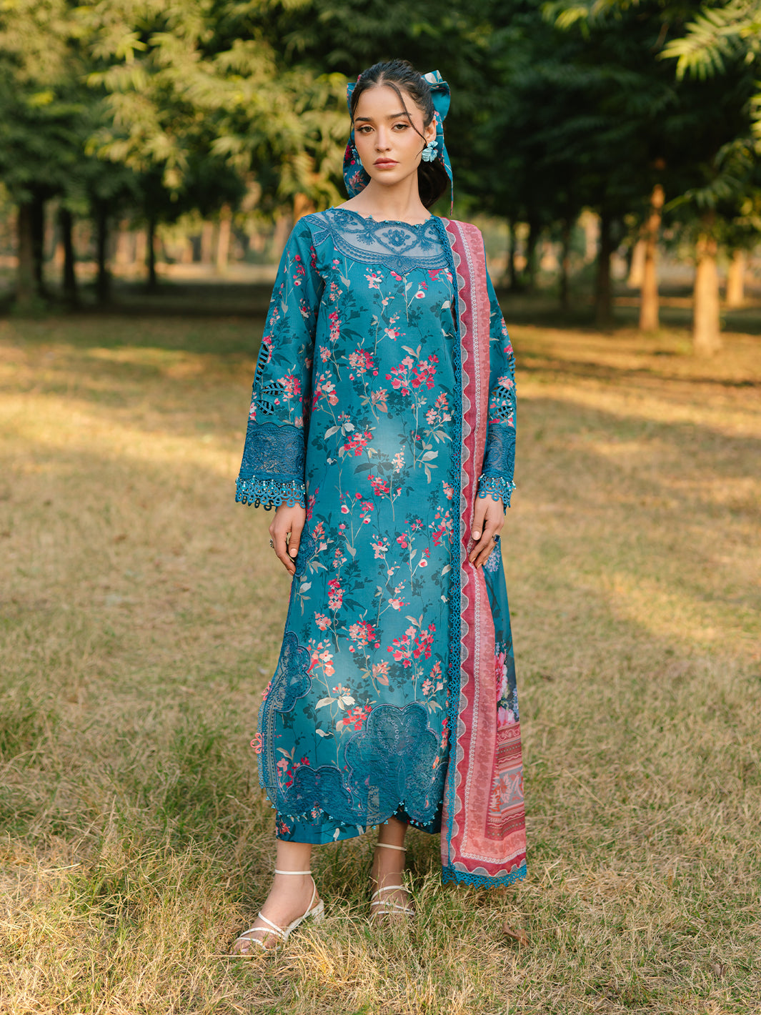 Parishay | Ivy Bloom Luxury Lawn | IVY-07 by Parishay - Designer Dress - Type: Ladies Clothes - Available at Libayah - 100% Original