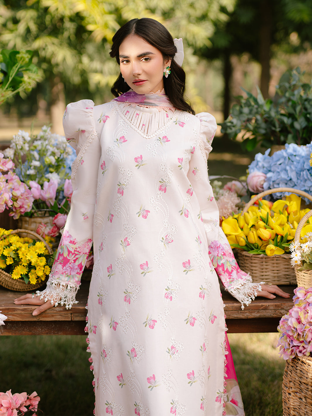Parishay | Ivy Bloom Luxury Lawn | IVY-09 by Parishay - Designer Dress - Type: Ladies Clothes - Available at Libayah - 100% Original