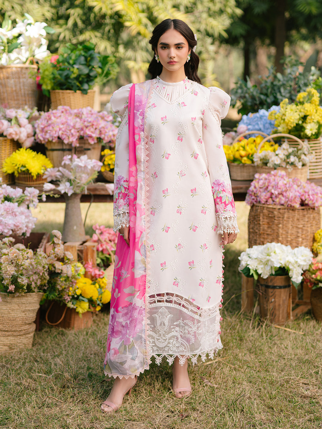 Parishay | Ivy Bloom Luxury Lawn | IVY-09 by Parishay - Designer Dress - Type: Ladies Clothes - Available at Libayah - 100% Original