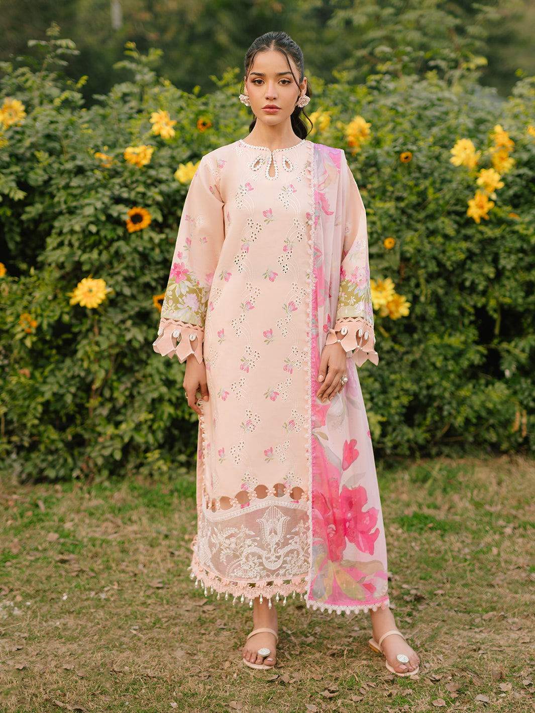 Parishay | Ivy Bloom Luxury Lawn | IVY-10 by Parishay - Designer Dress - Type: Ladies Clothes - Available at Libayah - 100% Original