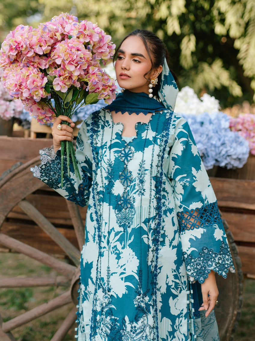 Parishay | Ivy Bloom Luxury Lawn | IVY-11 by Parishay - Designer Dress - Type: Ladies Clothes - Available at Libayah - 100% Original