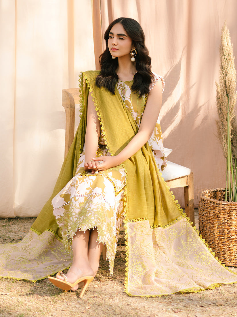 Parishay | Ivy Bloom Luxury Lawn | IVY-12 by Parishay - Designer Dress - Type: Ladies Clothes - Available at Libayah - 100% Original