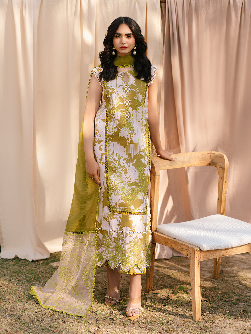 Parishay | Ivy Bloom Luxury Lawn | IVY-12 by Parishay - Designer Dress - Type: Ladies Clothes - Available at Libayah - 100% Original