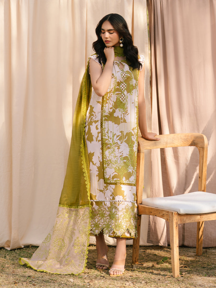 Parishay | Ivy Bloom Luxury Lawn | IVY-12 by Parishay - Designer Dress - Type: Ladies Clothes - Available at Libayah - 100% Original