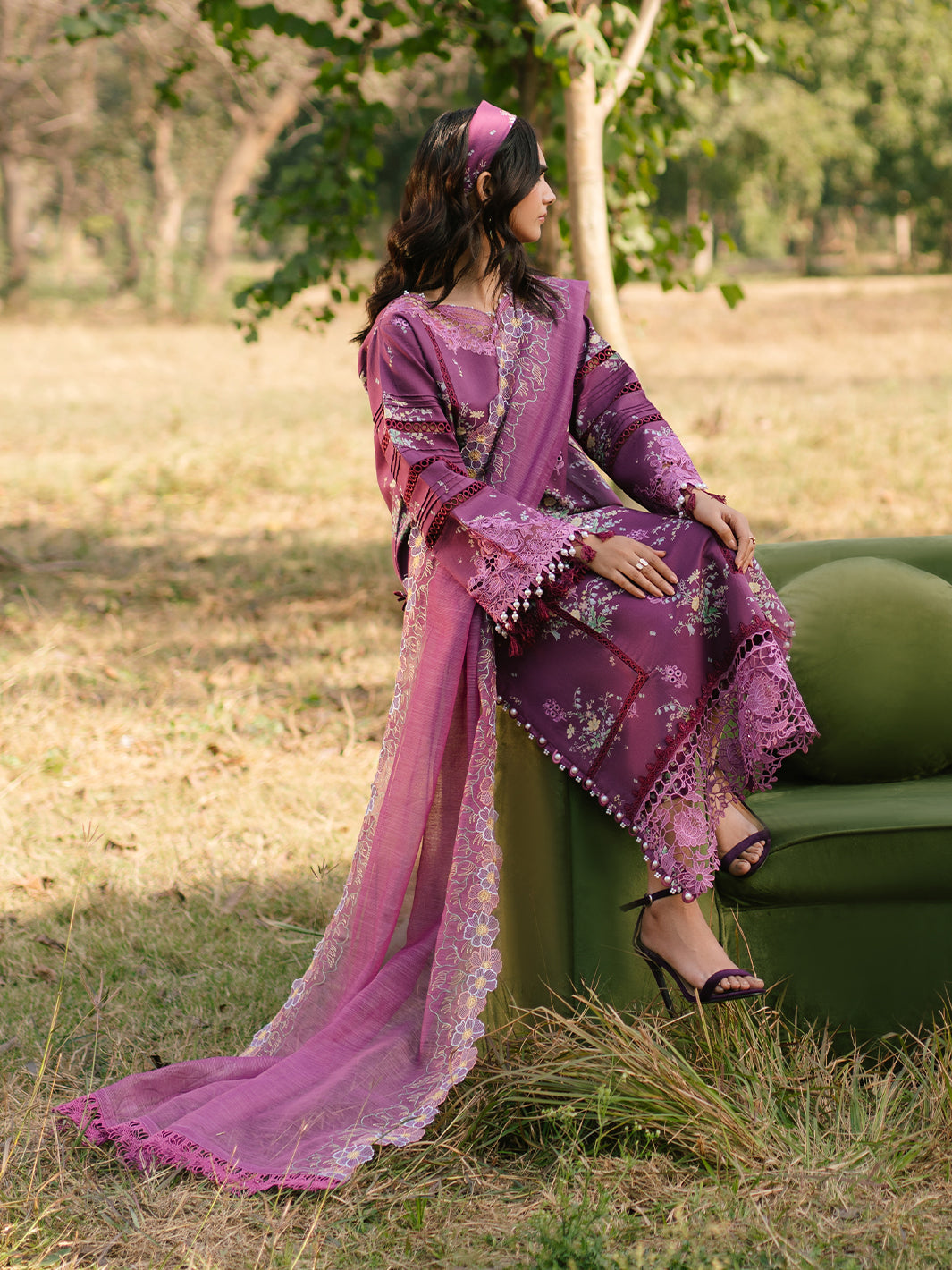 Parishay | Ivy Bloom Luxury Lawn | IVY-13 by Parishay - Designer Dress - Type: Ladies Clothes - Available at Libayah - 100% Original
