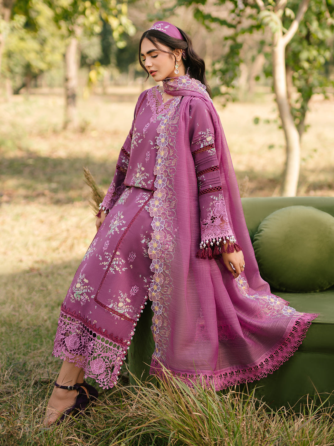 Parishay | Ivy Bloom Luxury Lawn | IVY-13 by Parishay - Designer Dress - Type: Ladies Clothes - Available at Libayah - 100% Original