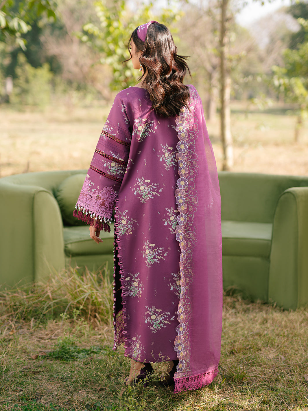 Parishay | Ivy Bloom Luxury Lawn | IVY-13 by Parishay - Designer Dress - Type: Ladies Clothes - Available at Libayah - 100% Original