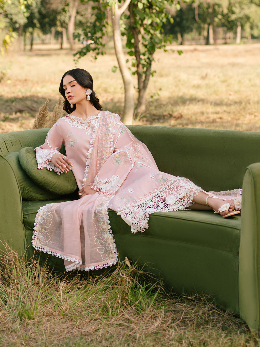 Parishay | Ivy Bloom Luxury Lawn | IVY-14 by Parishay - Designer Dress - Type: Ladies Clothes - Available at Libayah - 100% Original