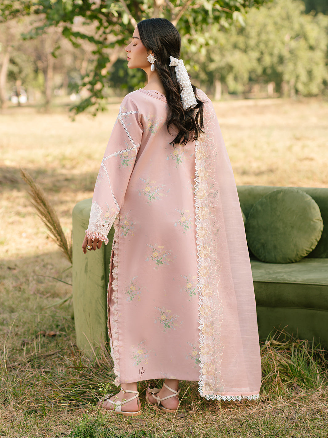 Parishay | Ivy Bloom Luxury Lawn | IVY-14 by Parishay - Designer Dress - Type: Ladies Clothes - Available at Libayah - 100% Original