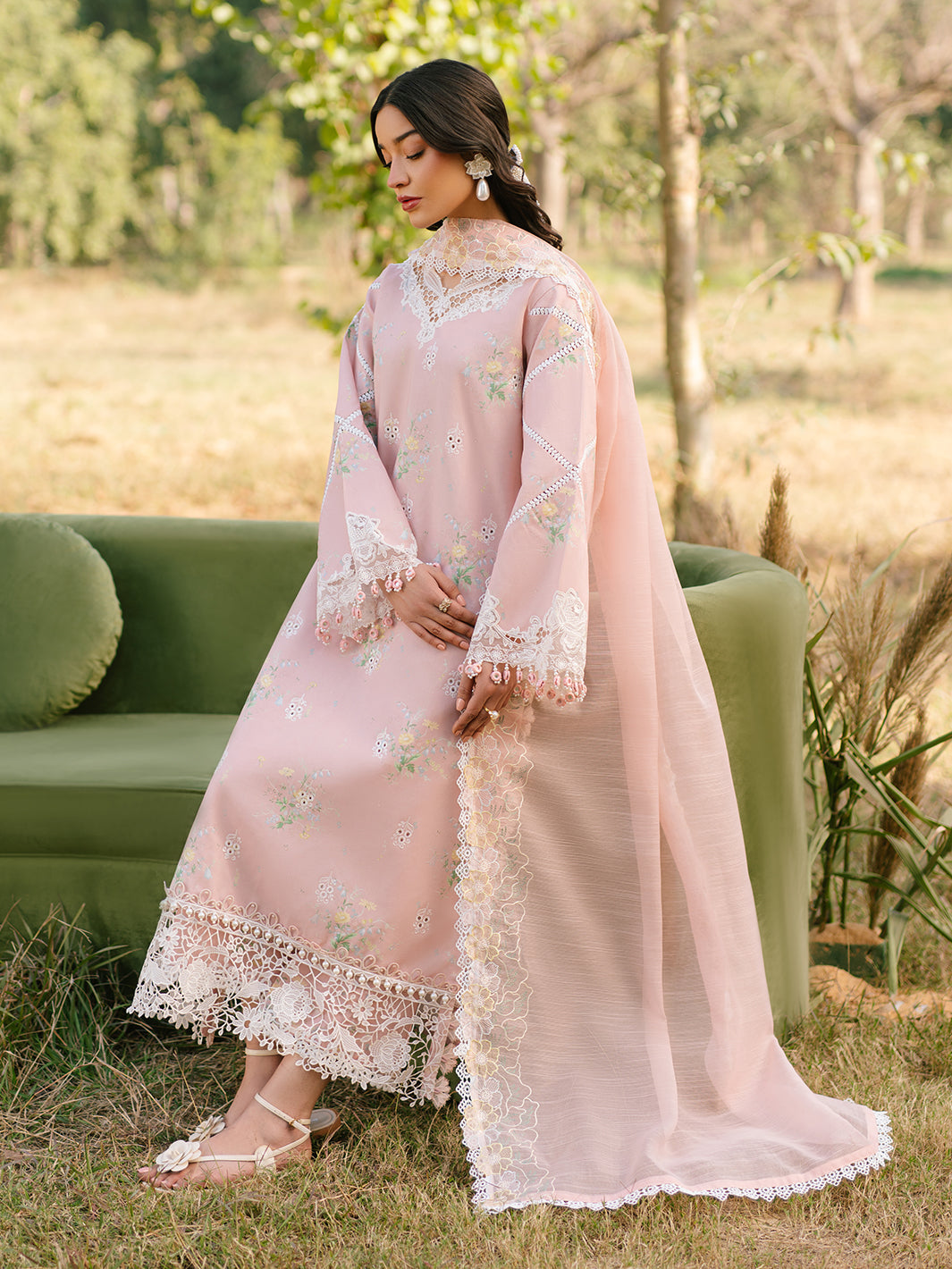 Parishay | Ivy Bloom Luxury Lawn | IVY-14 by Parishay - Designer Dress - Type: Ladies Clothes - Available at Libayah - 100% Original