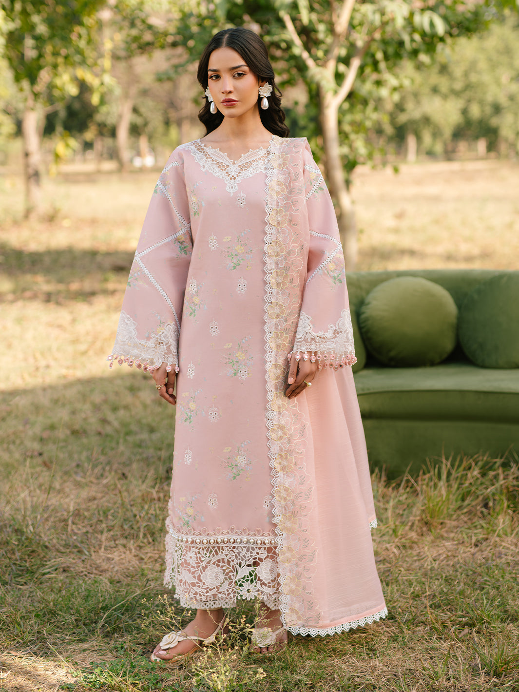 Parishay | Ivy Bloom Luxury Lawn | IVY-14 by Parishay - Designer Dress - Type: Ladies Clothes - Available at Libayah - 100% Original