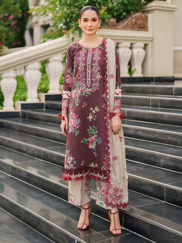 Parishay | Ivy Bloom Winter | IW-06 | 3 PC Winter by Parishay - Designer Dress  - Type : Ladies Clothes - Available at Libayah - 100% Original 