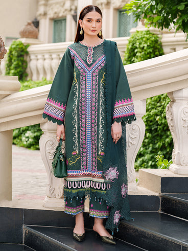 Parishay | Ivy Bloom Winter | IW-07 | 3 PC Winter by Parishay - Designer Dress  - Type : Ladies Clothes - Available at Libayah - 100% Original 
