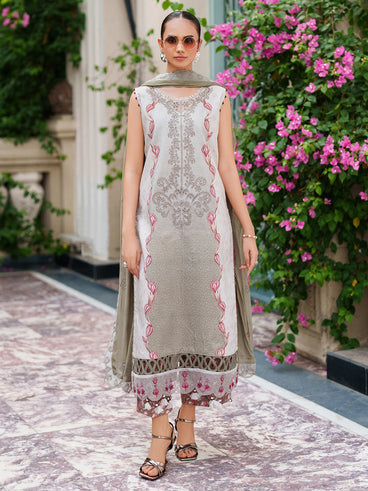 Parishay | Ivy Bloom Winter | IW-13 | 3 PC Winter by Parishay - Designer Dress  - Type : Ladies Clothes - Available at Libayah - 100% Original 