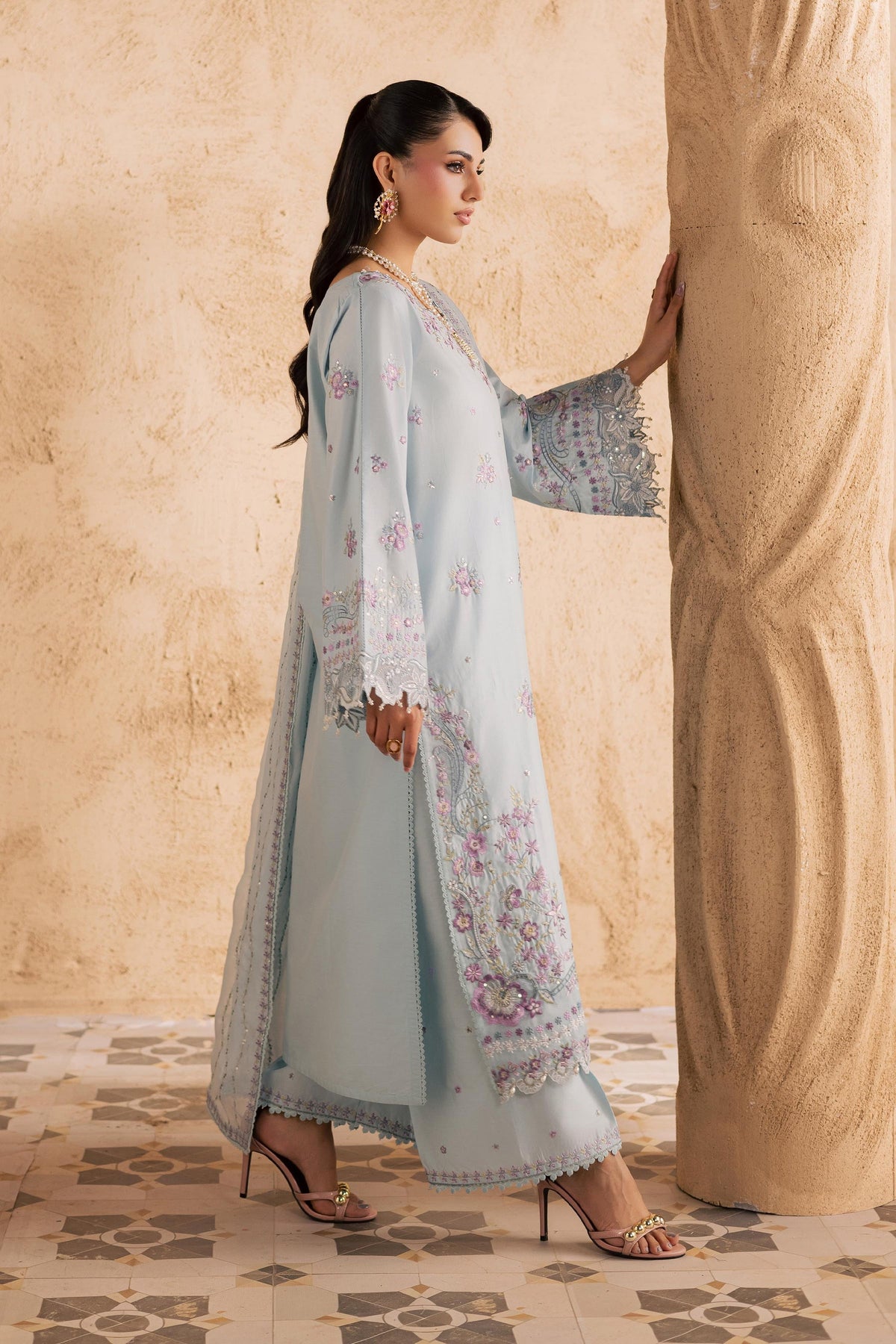 Batik | Festive Eid 26 | Ice - by Libayah - Registered Vendor of : Batik - 100% Original Designer Dress