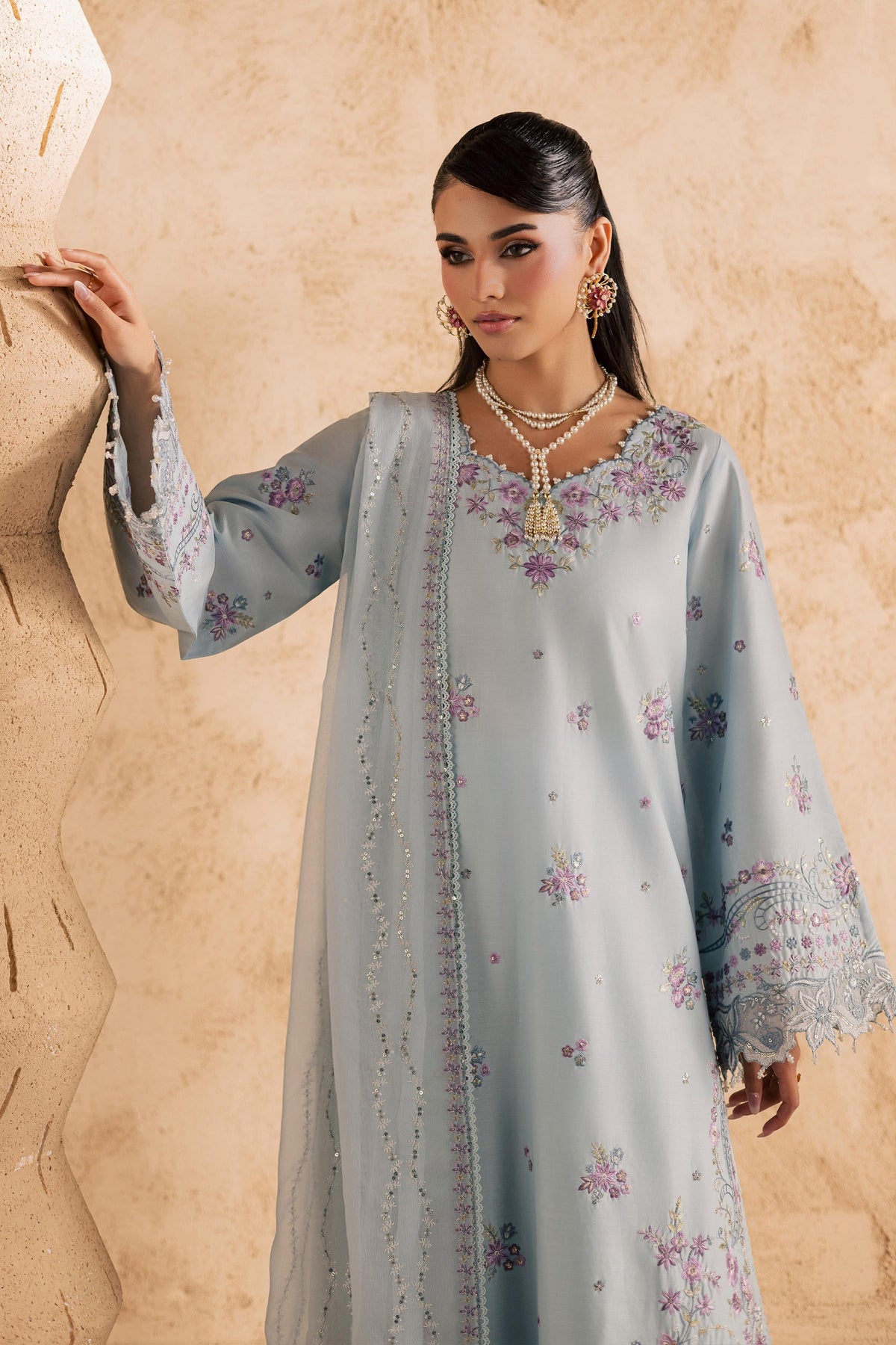 Batik | Festive Eid 26 | Ice - by Libayah - Registered Vendor of : Batik - 100% Original Designer Dress