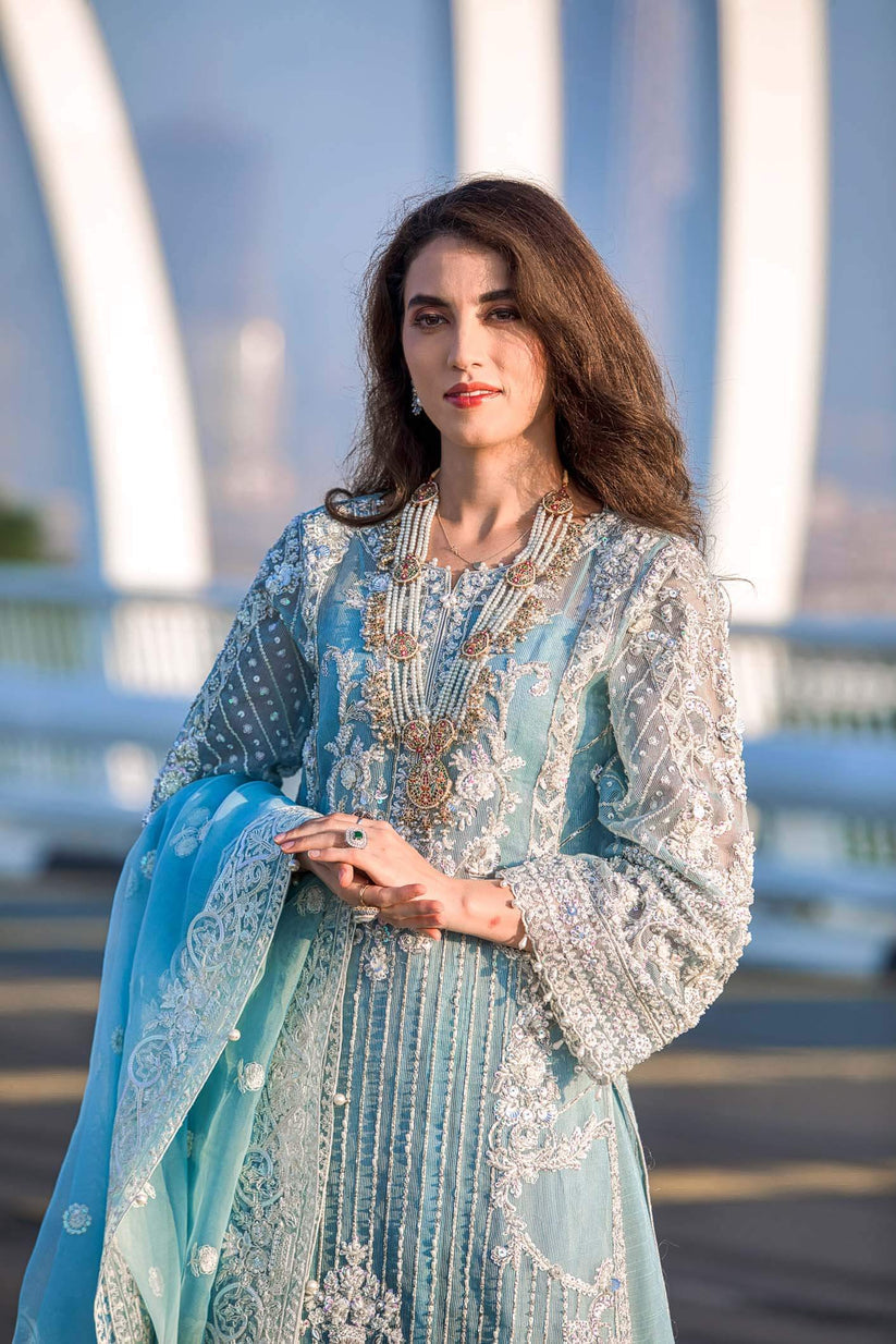 Kara | Kamdani Festive Collection | Icy Cascade by Kara - Designer Dress - Type: Ladies Clothes - Available at Libayah - 100% Original