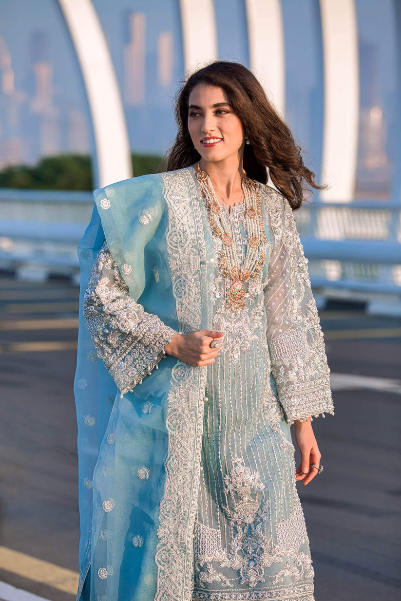 Kara | Kamdani Festive Collection | Icy Cascade by Kara - Designer Dress - Type: Ladies Clothes - Available at Libayah - 100% Original