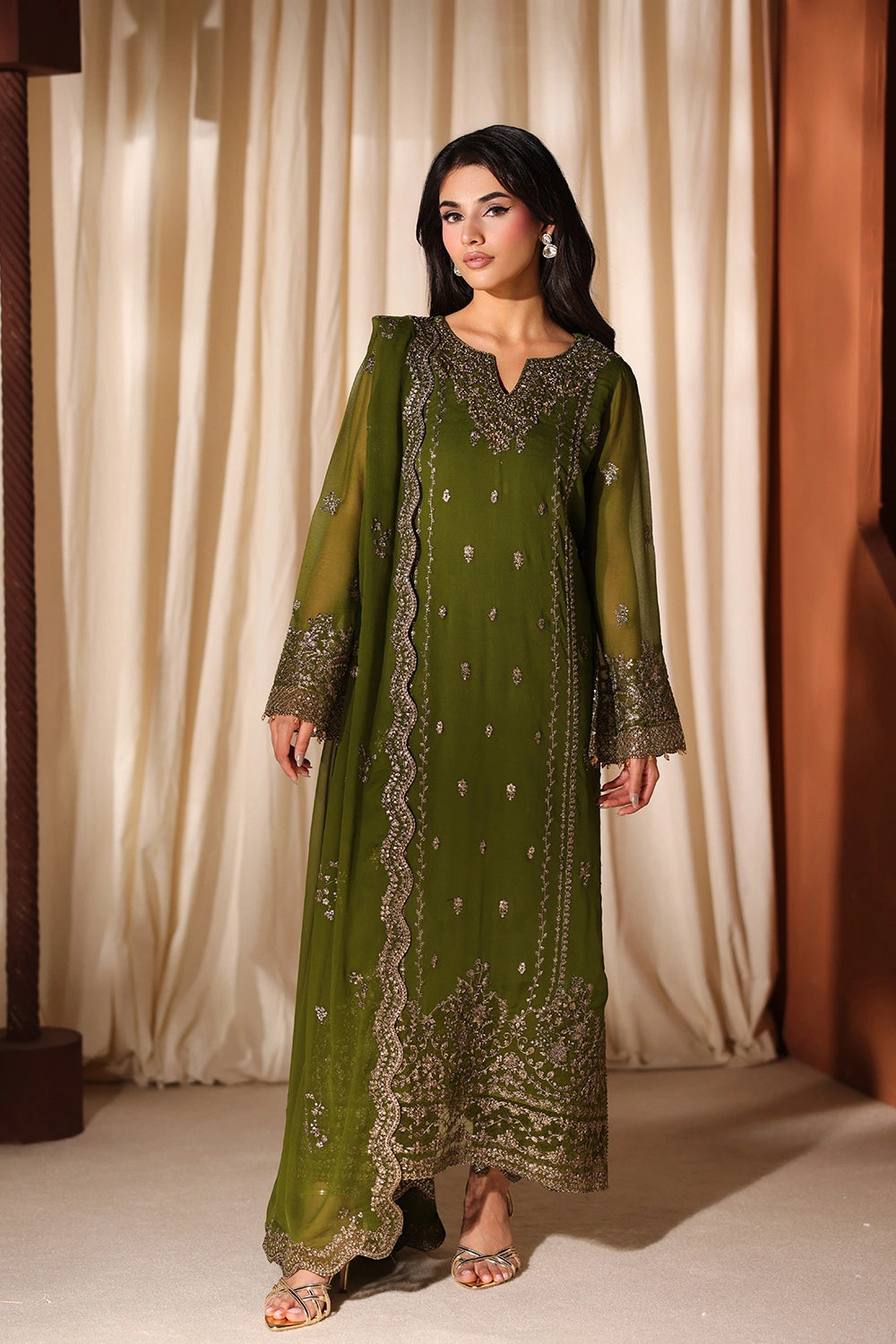 Afrozeh | Basic Pret 26 RTW | NACRE by Afrozeh - Designer Dress  - Type : Ladies Clothes - Available at Libayah - 100% Original 