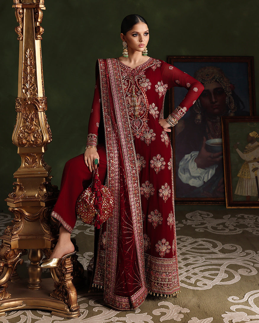 Roheenaz | Whispers of Grace Chiffon | Imperial Grace by Roheenaz - Designer Dress  - Type : Ladies Clothes - Available at Libayah - 100% Original 