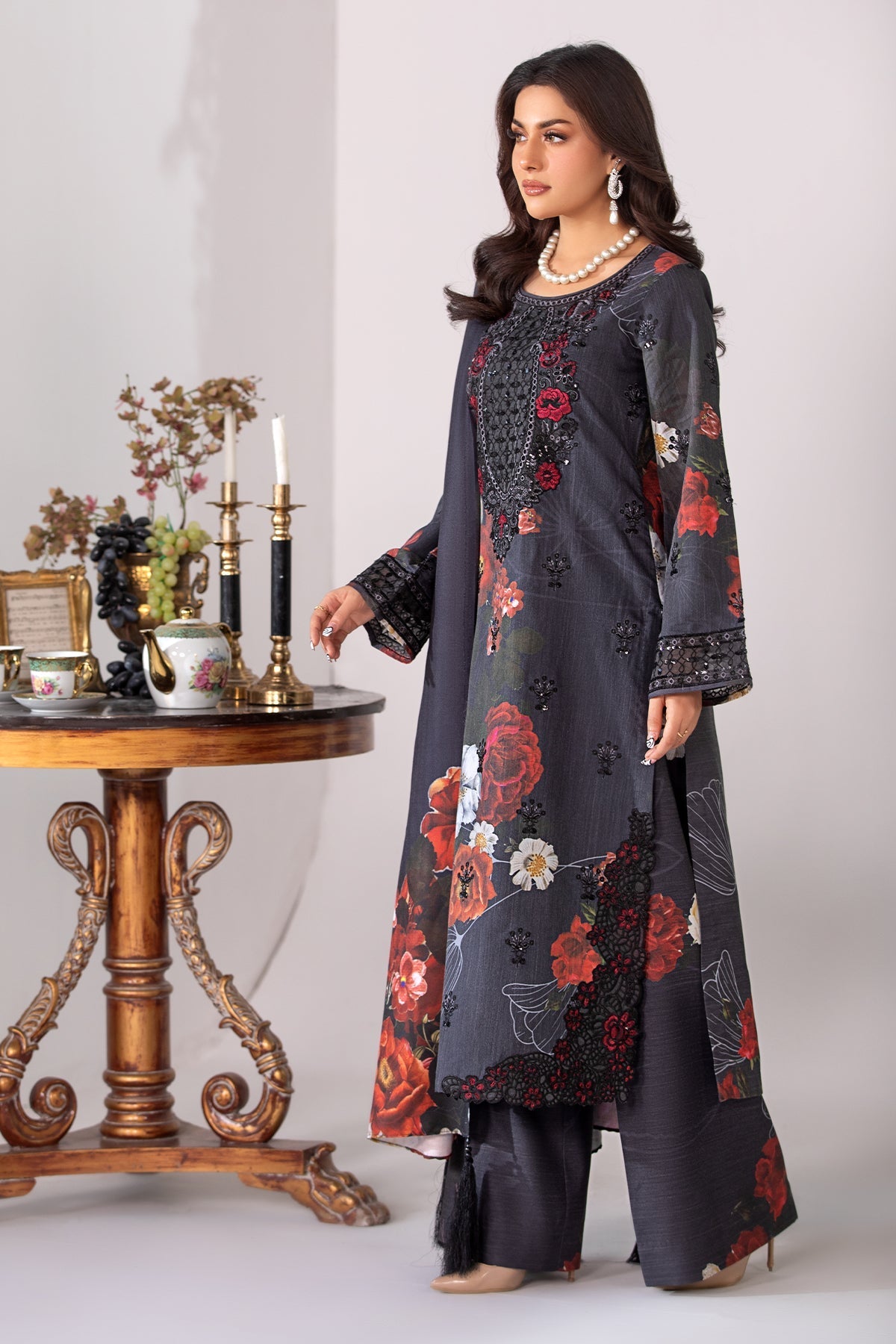 Imrozia Premium | Masakali Winter Pret | I.P-84 Kajal by Imrozia Premium - Designer Dress - Type: Ladies Clothes - Available at Libayah - 100% Original