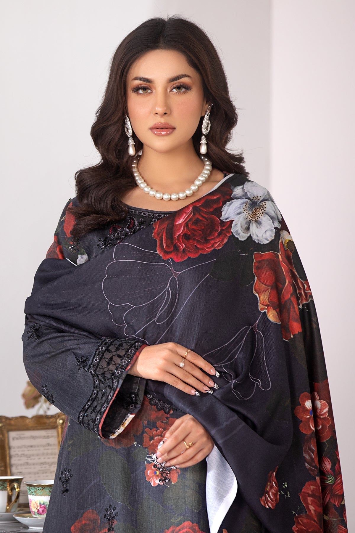Imrozia Premium | Masakali Winter Pret | I.P-84 Kajal by Imrozia Premium - Designer Dress - Type: Ladies Clothes - Available at Libayah - 100% Original