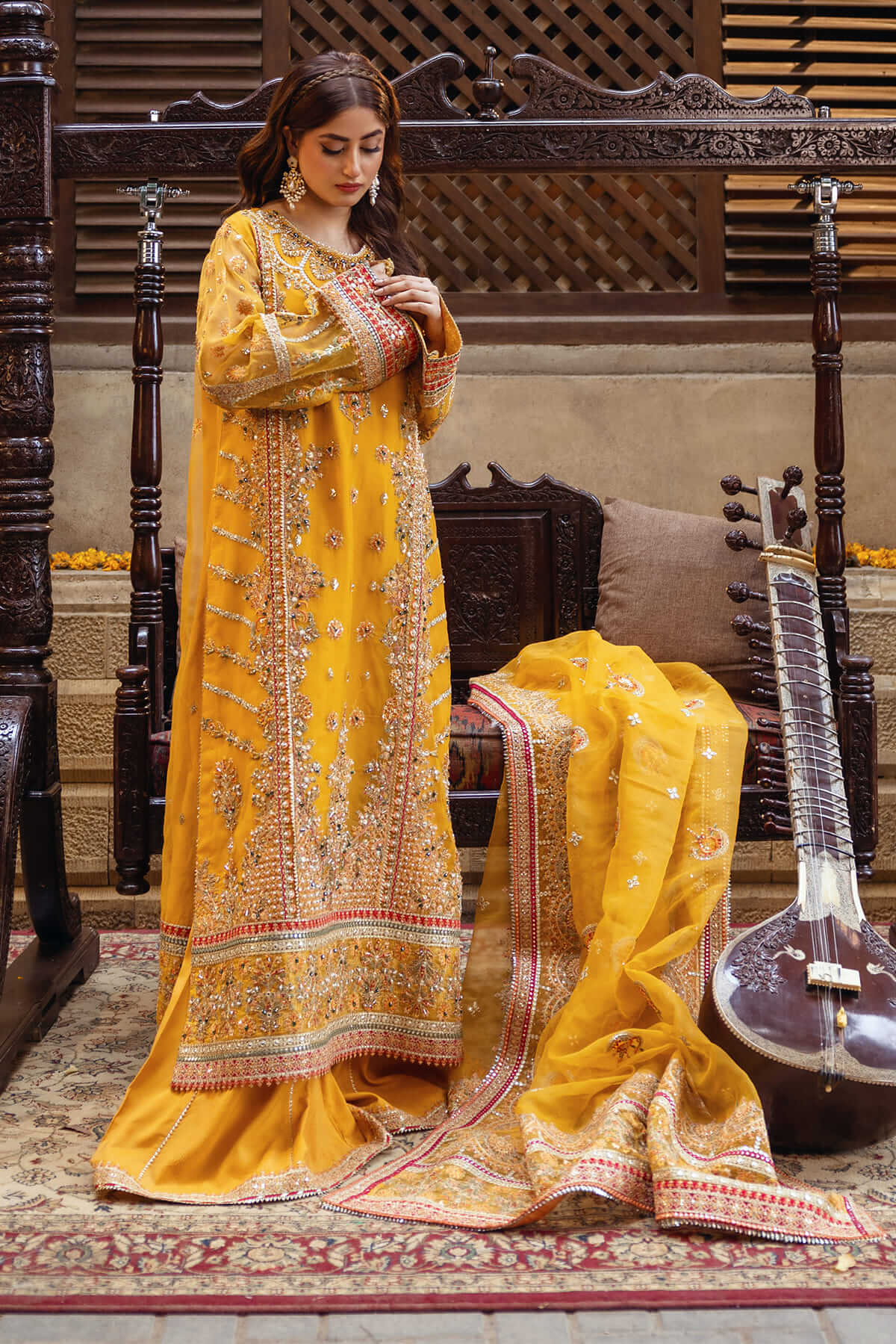 Imrozia Premium | Sajal Bridal Collection | SB-28 Mahpara by Imrozia Premium - Designer Dress - Type: Ladies Clothes - Available at Libayah - 100% Original