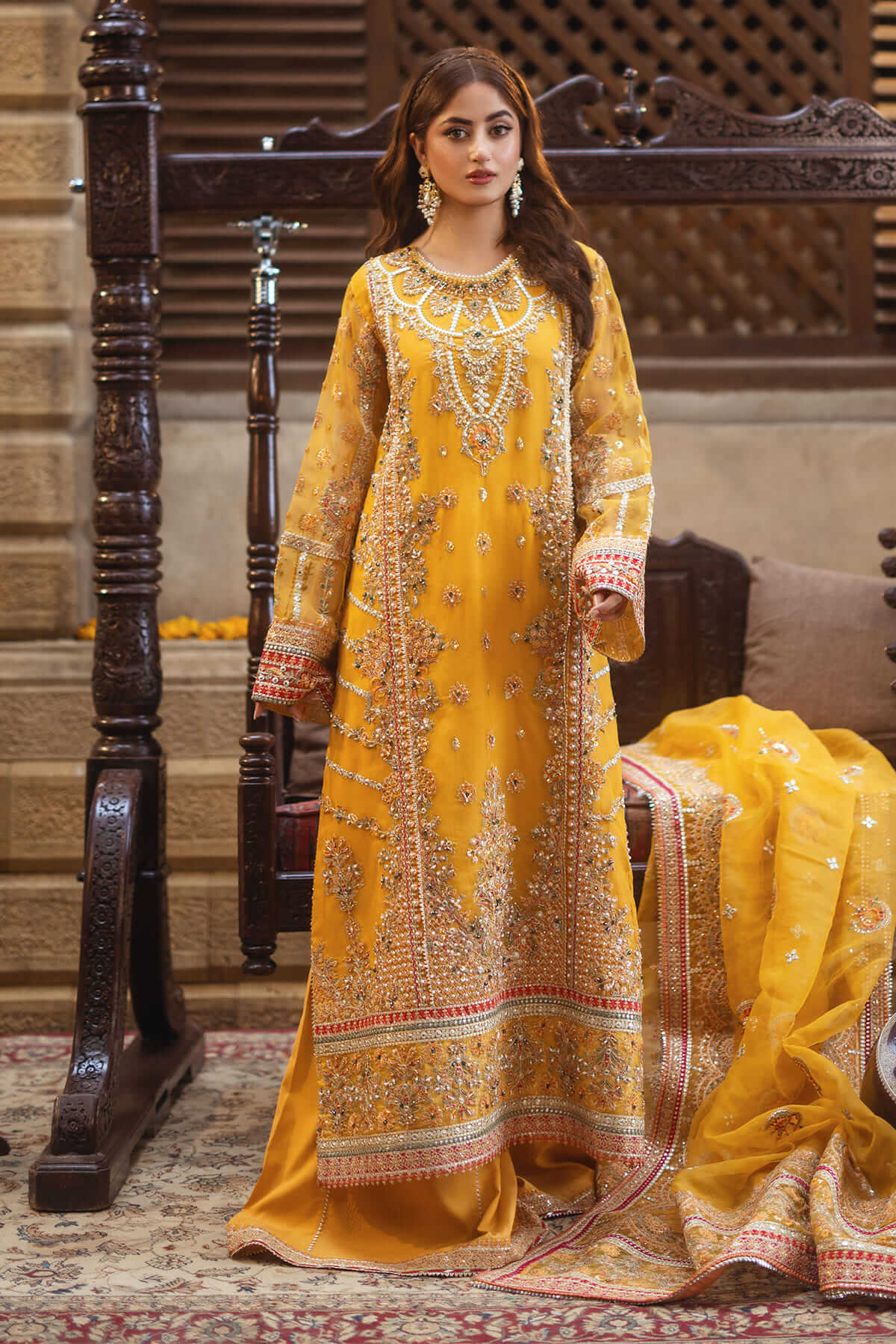 Imrozia Premium | Sajal Bridal Collection | SB-28 Mahpara by Imrozia Premium - Designer Dress - Type: Ladies Clothes - Available at Libayah - 100% Original