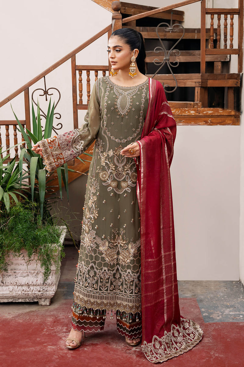 Imrozia Premium | Sitarah Luxury Chiffon 24 | I-214 Chaandni by Imrozia Premium - Designer Dress - Type: Ladies Clothes - Available at Libayah - 100% Original