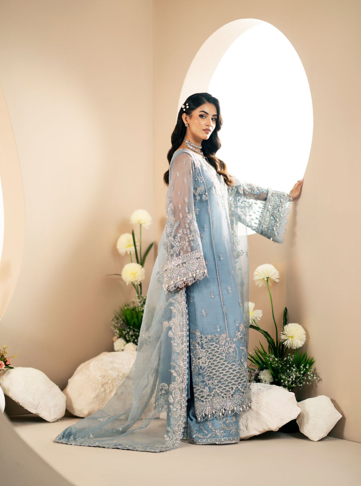 Inayat | Festive Formals | Lotus by Inayat - Designer Dress  - Type : Ladies Clothes - Available at Libayah - 100% Original 