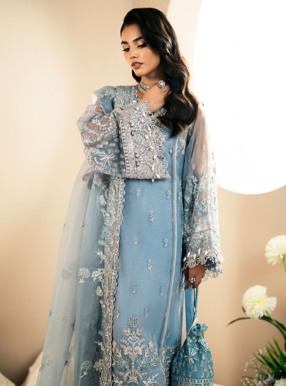 Inayat | Festive Formals | Lotus by Inayat - Designer Dress  - Type : Ladies Clothes - Available at Libayah - 100% Original 