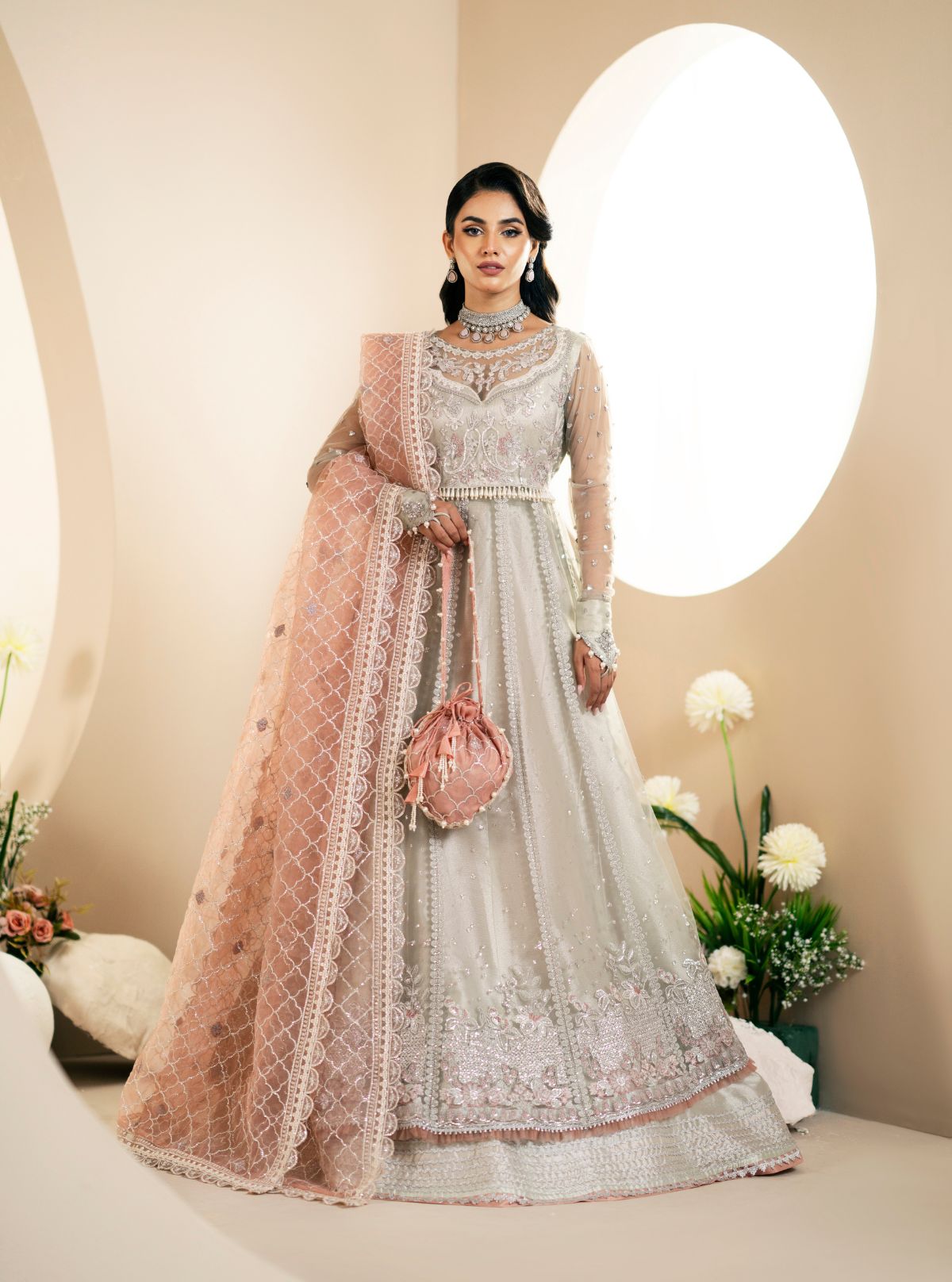 Inayat | Festive Formals | Magnolia by Inayat - Designer Dress  - Type : Ladies Clothes - Available at Libayah - 100% Original 